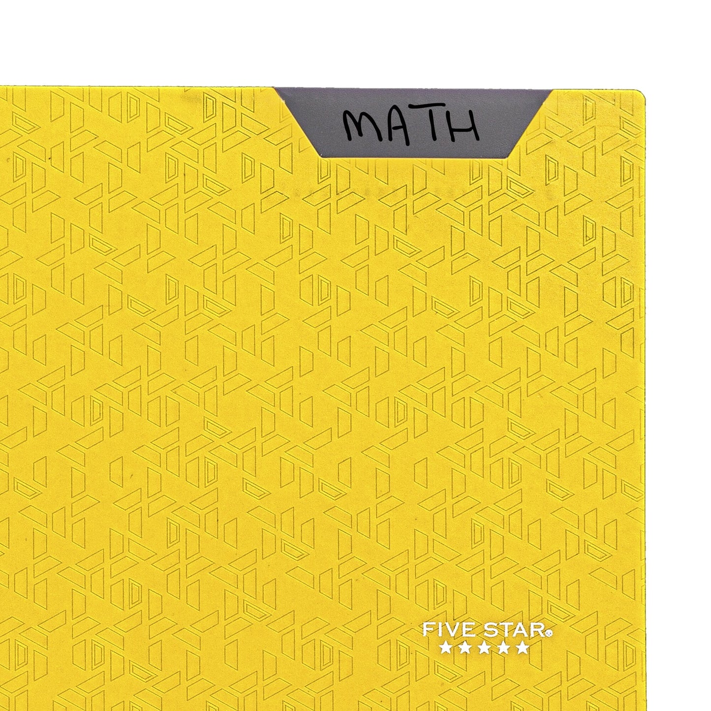 Five Star 2-Pocket Stay-Put Plastic Folder Harvest Yellow - Pocket & Prong