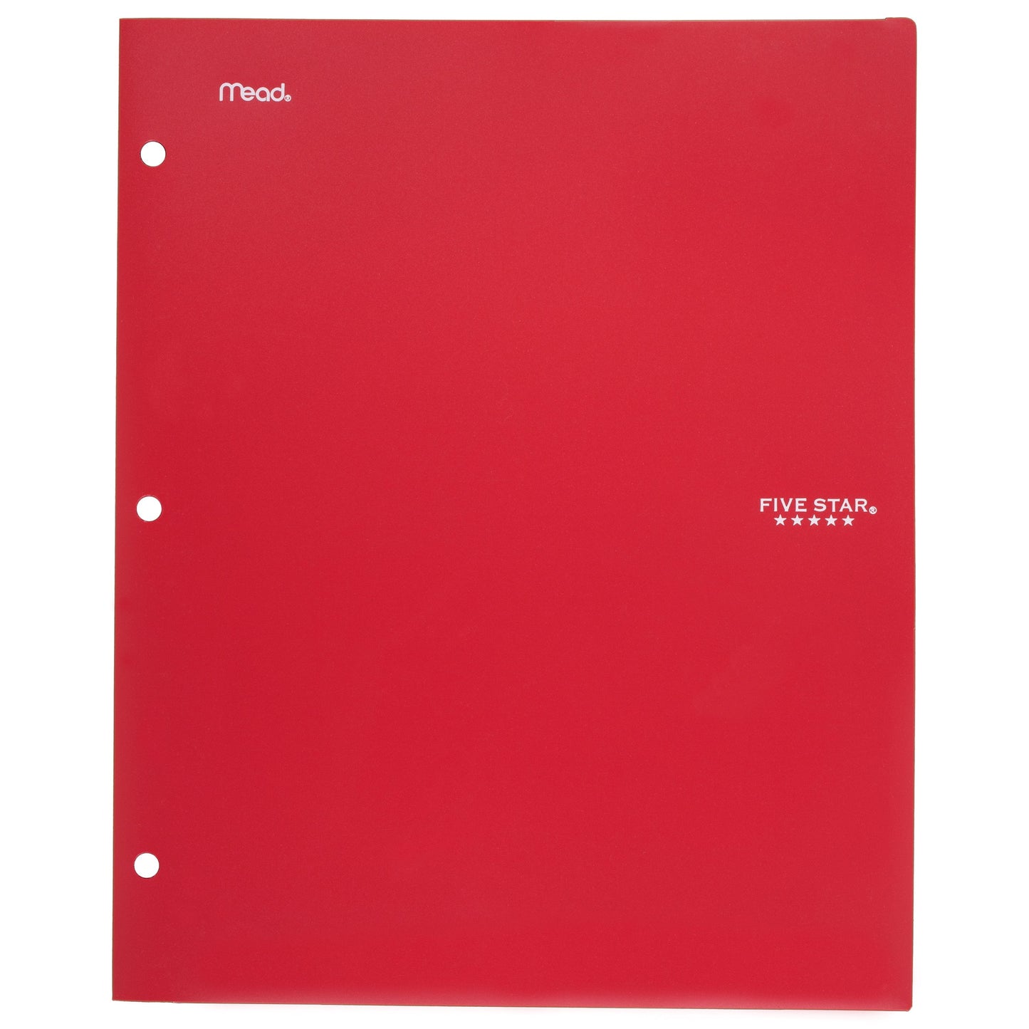Five Star 2-Pocket Stay-Put Plastic Folder, Green (37451)