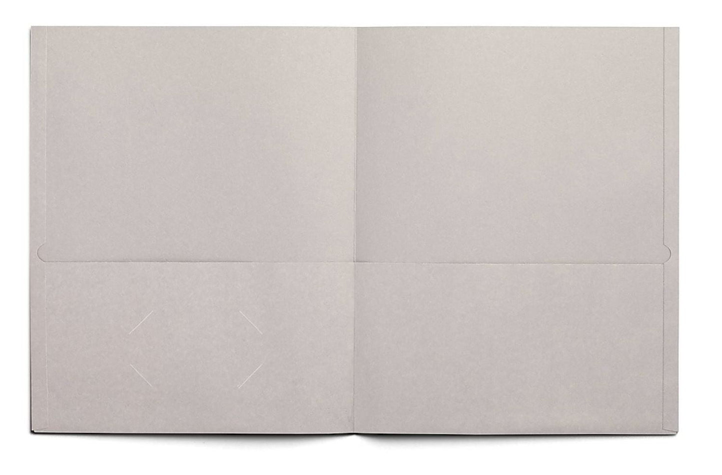 HITOUCH BUSINESS SERVICES 2-Pocket Presentation Folders Gray 10/Pack 13380