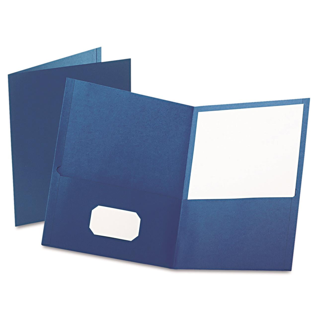 Oxford Twin-Pocket Folder, Embossed Leather Grain Paper, 0.5" Capacity, 11 x 8.5, Burgundy, 25/Box