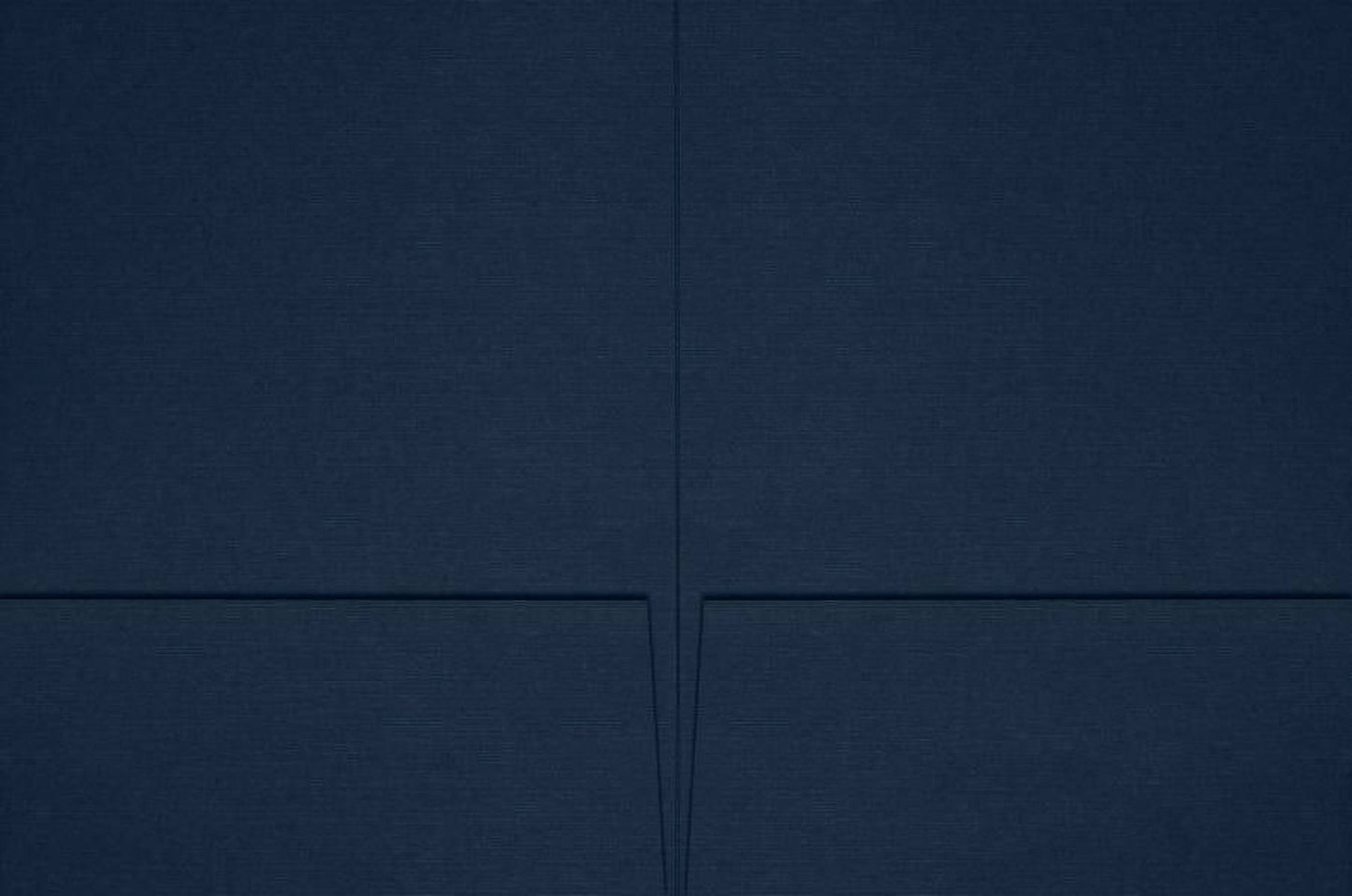 LUXPaper 6 x 9 Small Two Pocket Presentation Folders, Nautical Blue Linen, 25/Pack