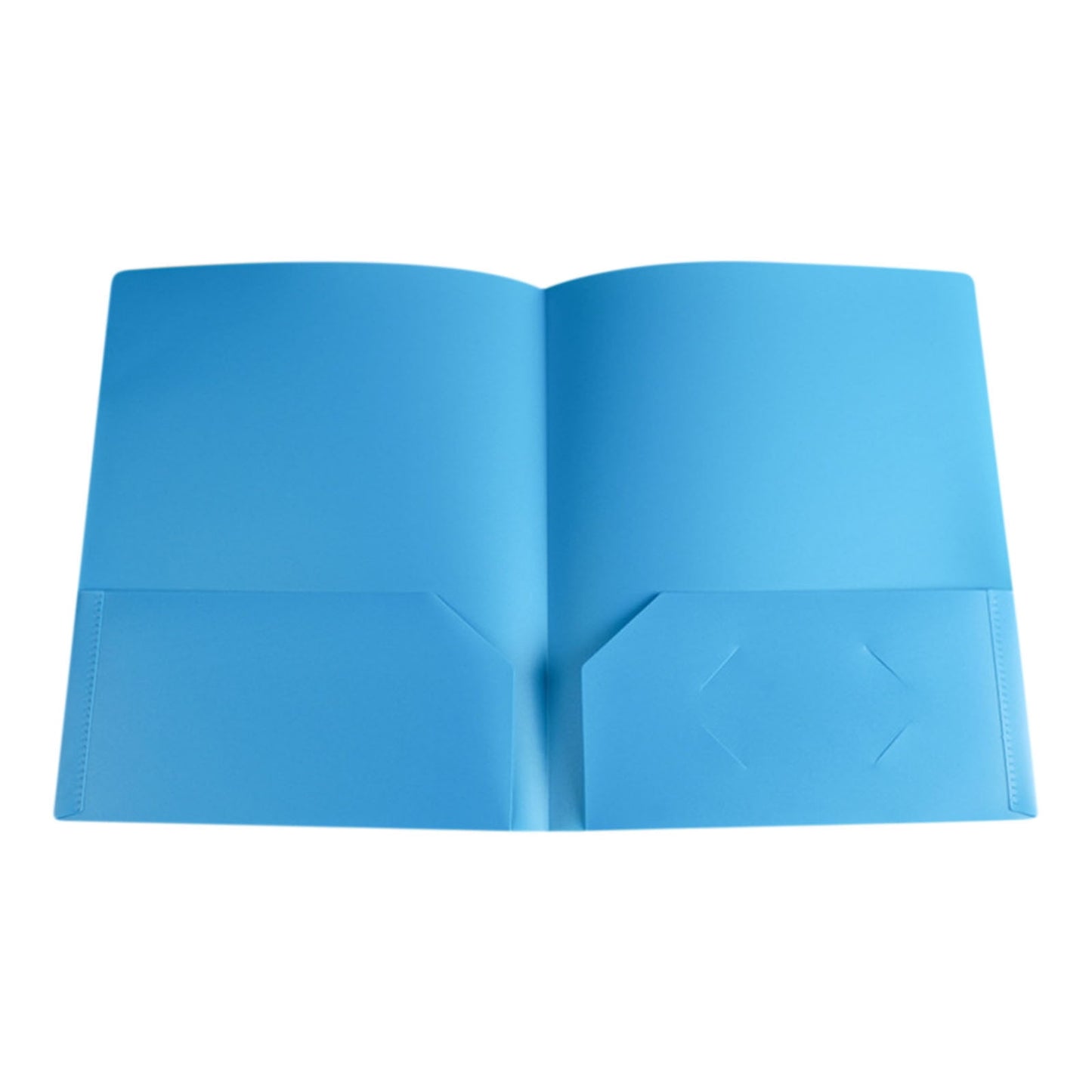 yulier Plastic Folders with Pockets and Business Card Holder, Heavy Duty File Folders 2 Pocket Folders for Documents, Cute Plastic Folders for Filing Cabinet, School, Office - Letter Size