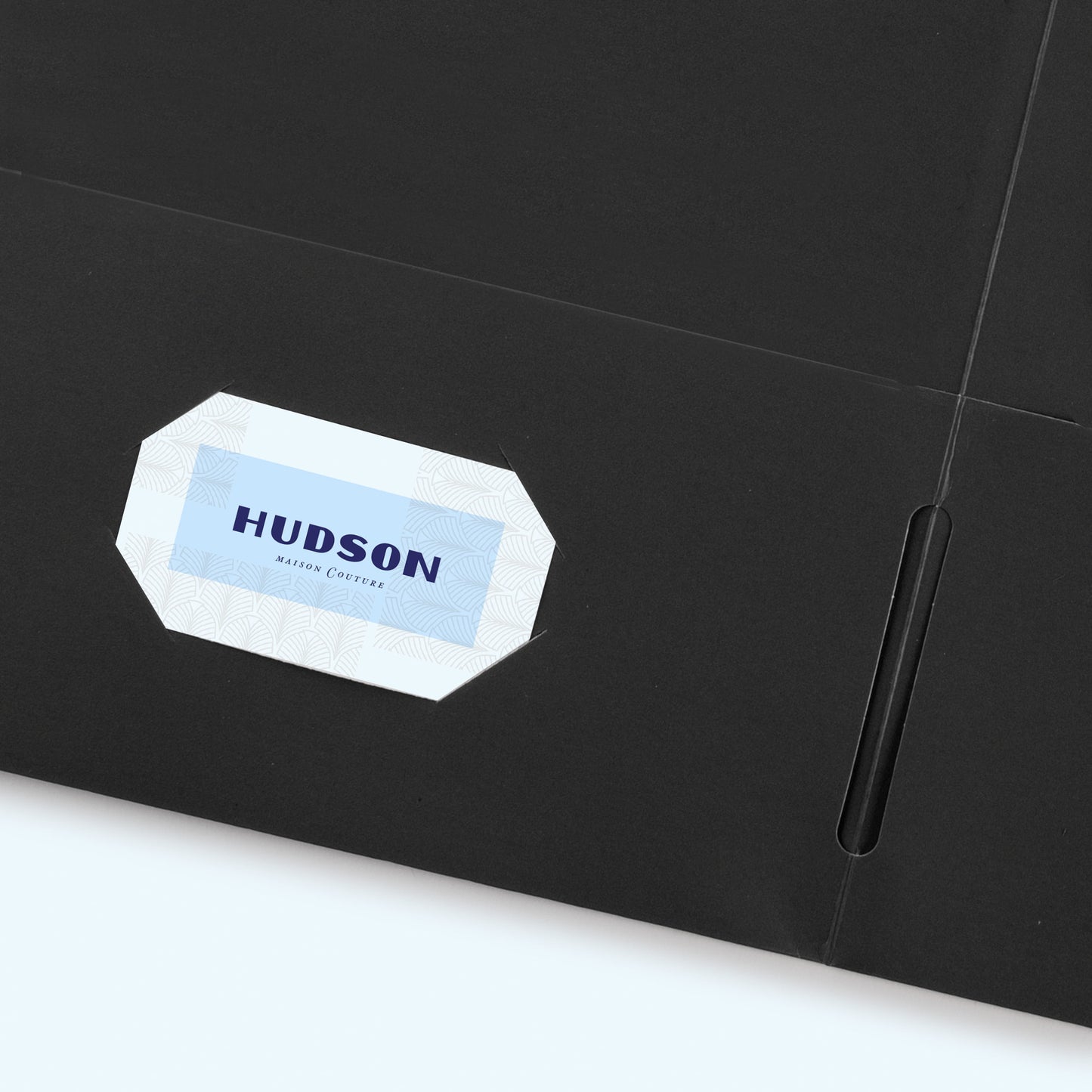 Two Pocket Folders, Holds up to 40 Sheets, 25 Black Folders (47988)