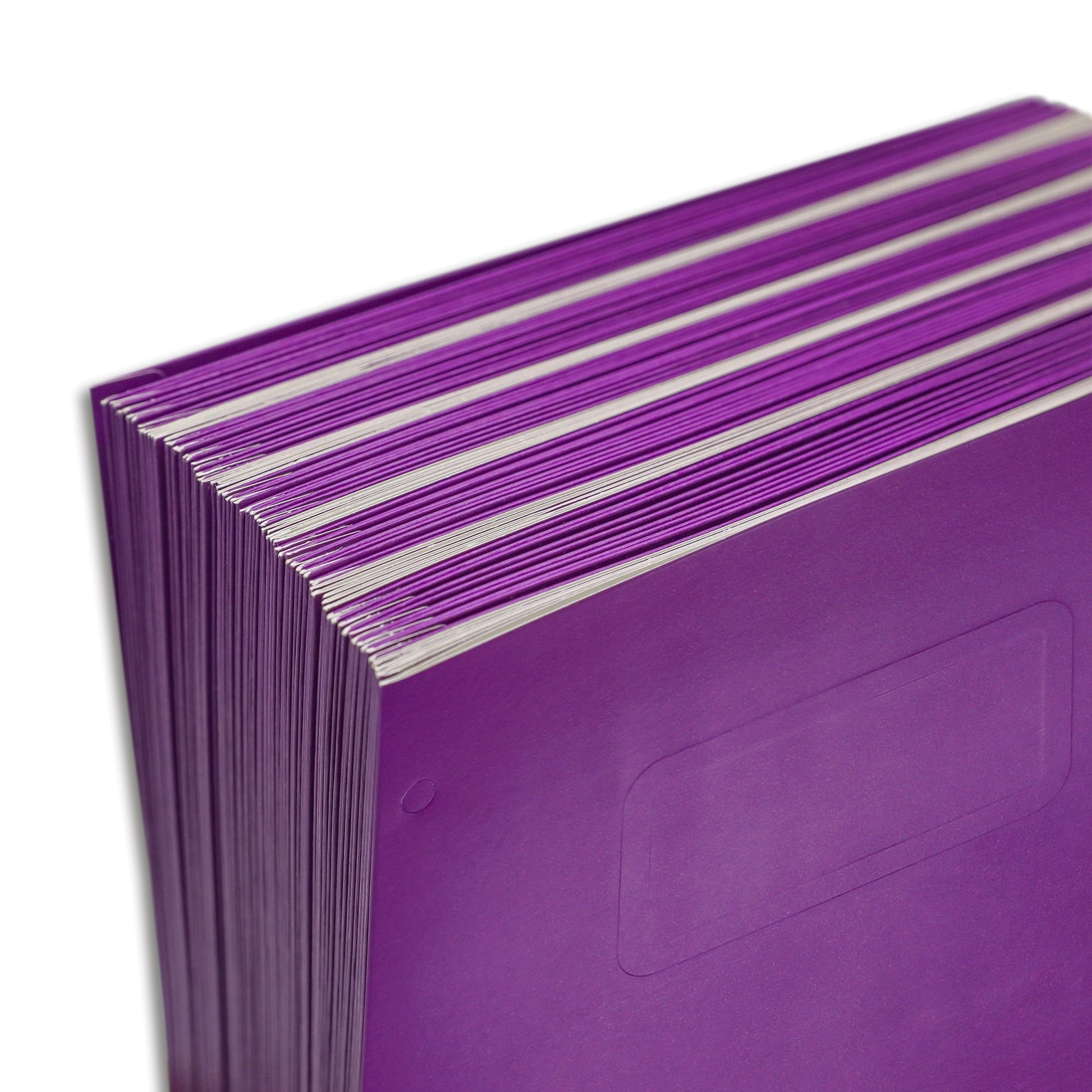 Pen + Gear 2-Pocket Paper Folders, Solid Purple Color, 50-Count, Letter Size