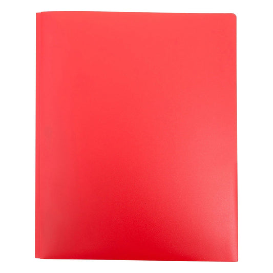 1*Folder, A4 Tadpole Folder Pp Folder 1Pc Red Colored Plastic Folder with Pockets and Prongs (Assorted Colors 1 ) Colorful Folders with & School Folders with Fasteners, Plertrvy (Festive Red00524)