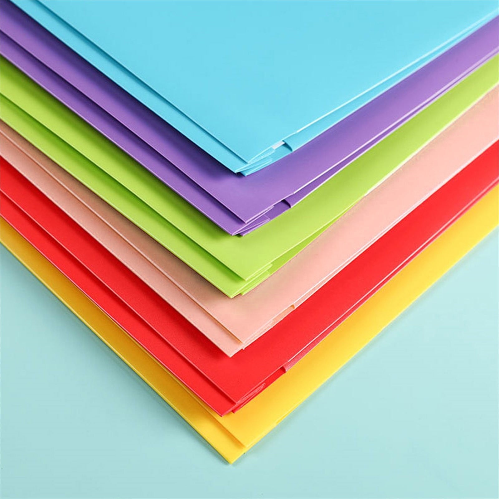 Xwjun Writing Process Folders Two Pocket Folders Bulk Folders With Pockets Heavy Duty Colored Folders With Pockets Plastic Folders With Pockets 2 Pocket Poly Folder Poly Folders With Prongs RedA