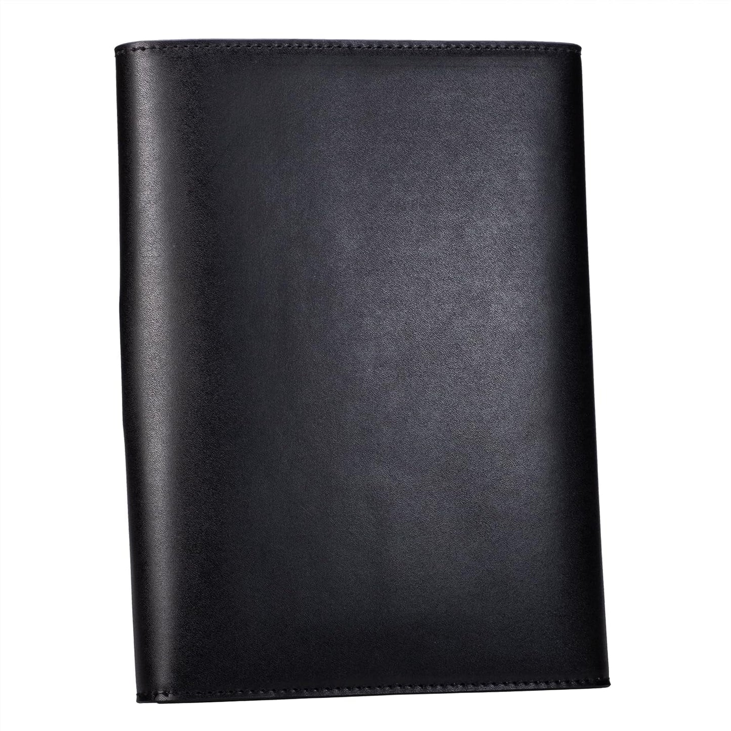 Case-it Tycoon Mini Padfolio Portfolio with Letter Size Writing Pad, Tri Fold Snap Closure, Black (Pad-37-MI)