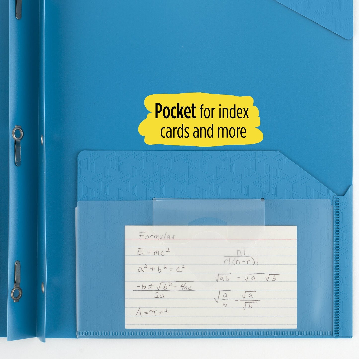 Five Star Advance Stay-Put Folder, Lime