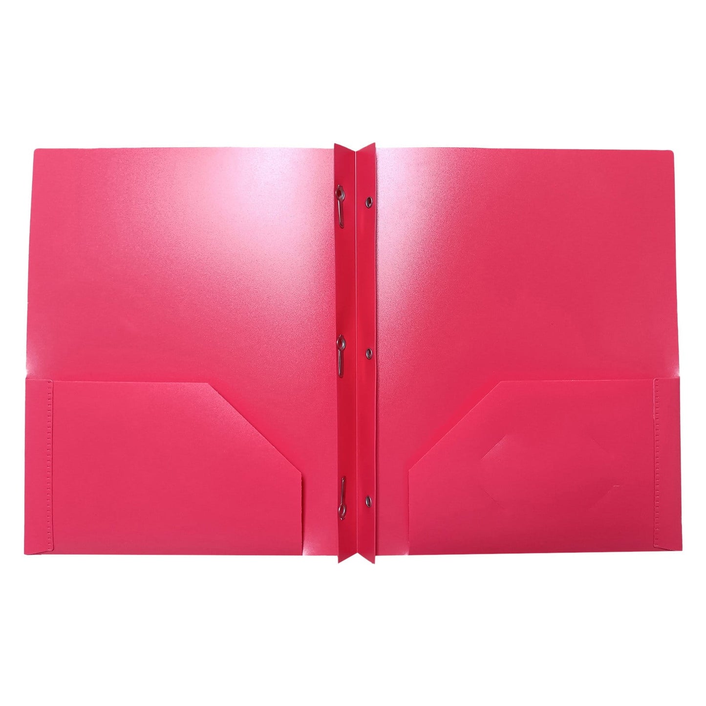 Plastic Pocket File Folders No Prongs, Poly Folders with Prongs for School Office, Letter Size Colored 2 Pocket Folders No Prong Folders, Heavy Duty Plastic Folders with Pockets and No Brads(Black)
