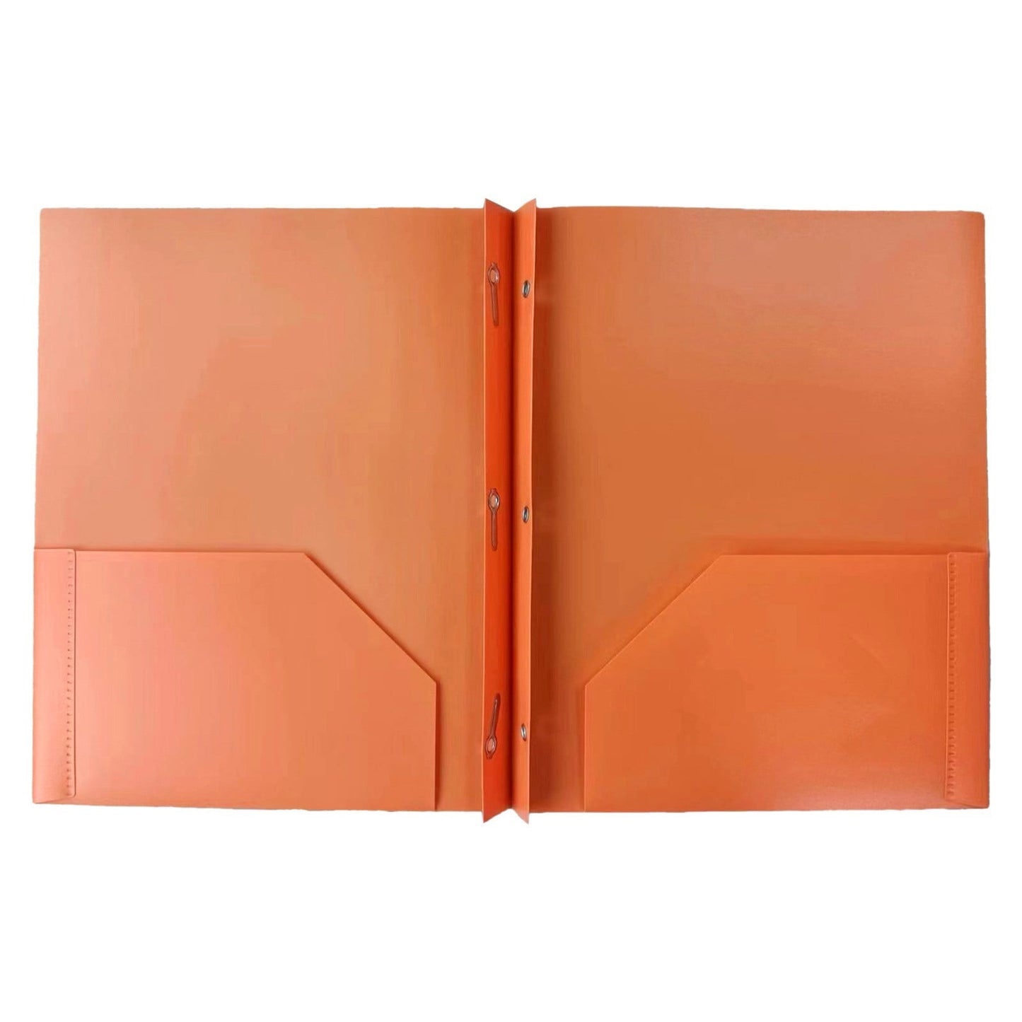 Plastic Pocket File Folders No Prongs, Poly Folders with Prongs for School Office, Letter Size Colored 2 Pocket Folders No Prong Folders, Heavy Duty Plastic Folders with Pockets and No Brads(Black)