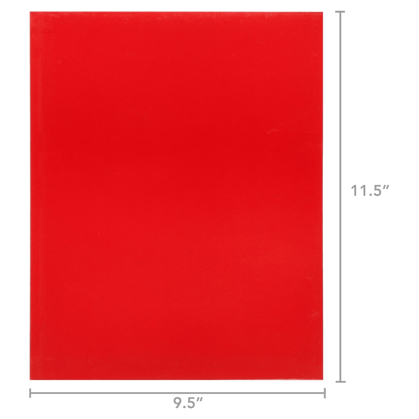 Better Office Products - Pocket folder - 2 compartments - for Letter A Size (8.5 in x 11 in) - capacity: 100 sheets - black, red, blue, purple, orange, green, yellow (pack of 25)