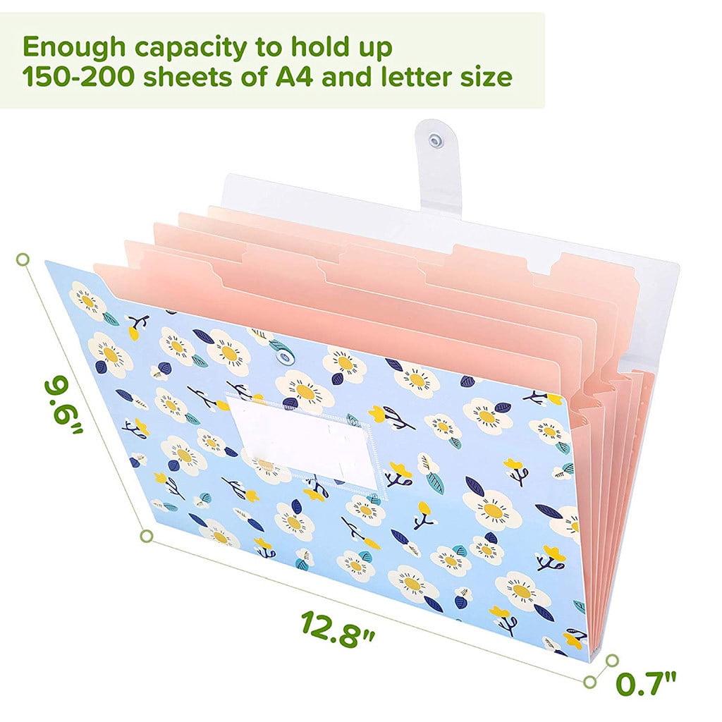 Clearance Office&Craft&Stationery under $5,organizer Expandable 8-pocket Document Sorteraccordion Plastic & Stationery