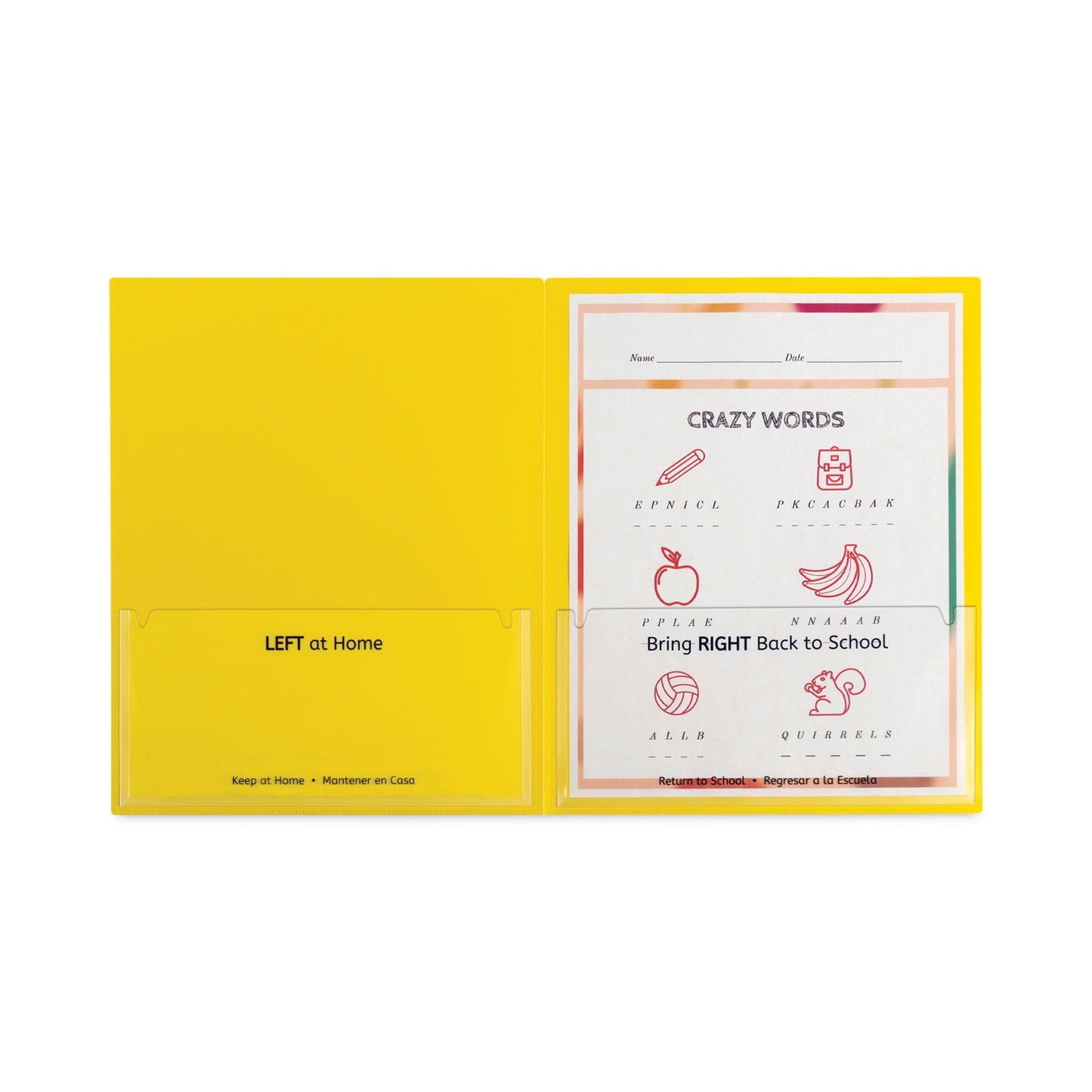C-Line Classroom Connector Folders, 25 per Box
