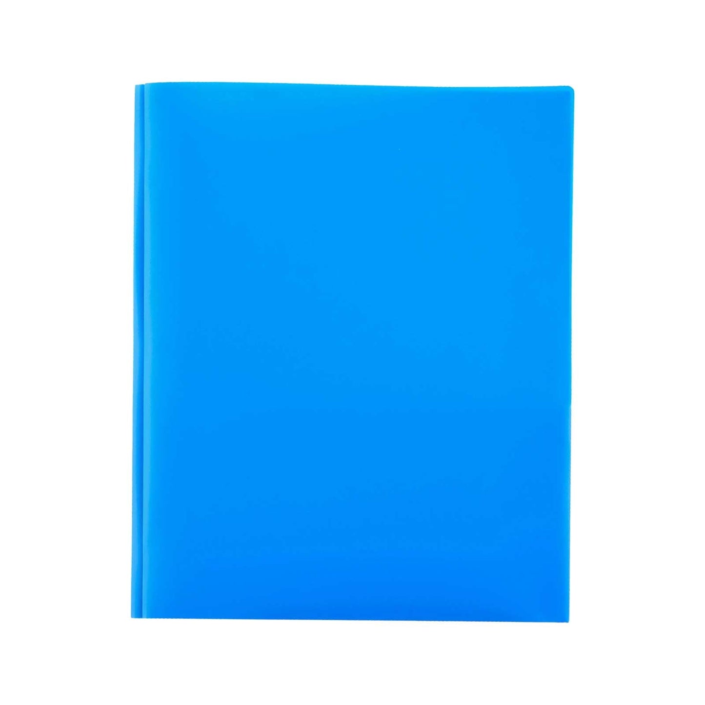 Yuseik Clearanceplastic Folder Blue, Pen+Gear 3 Prong 2 Pocket Poly Folder, (Plastic Folder*1)
