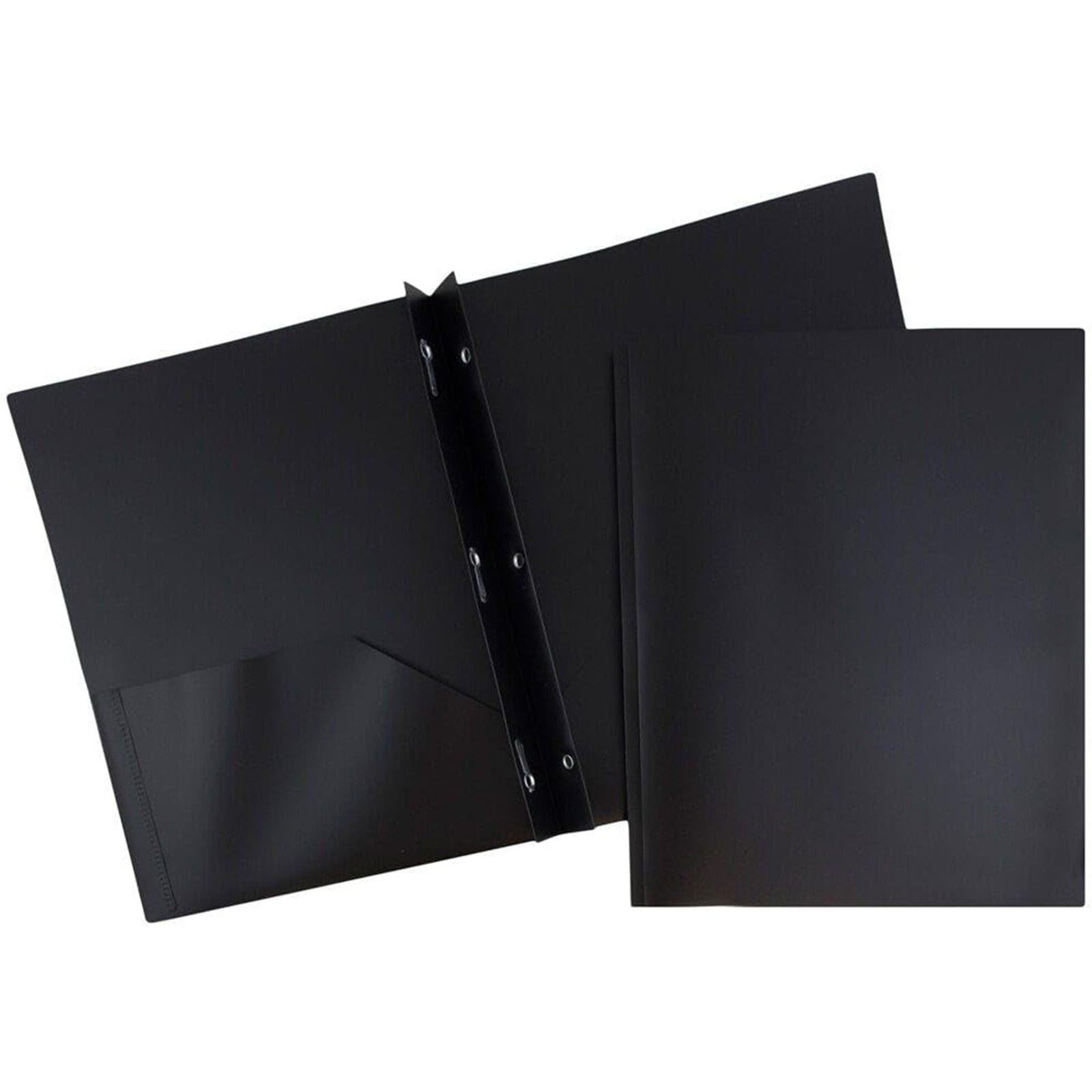 TXYRDXK 1Pc Folders with Pockets and Prong with Fasteners, Two Pocket Folder With Prongs, 2 Pocket Folder, 3 Prong Folders, Plastic Folders With Pockets and Business Card Holder, Letter Size