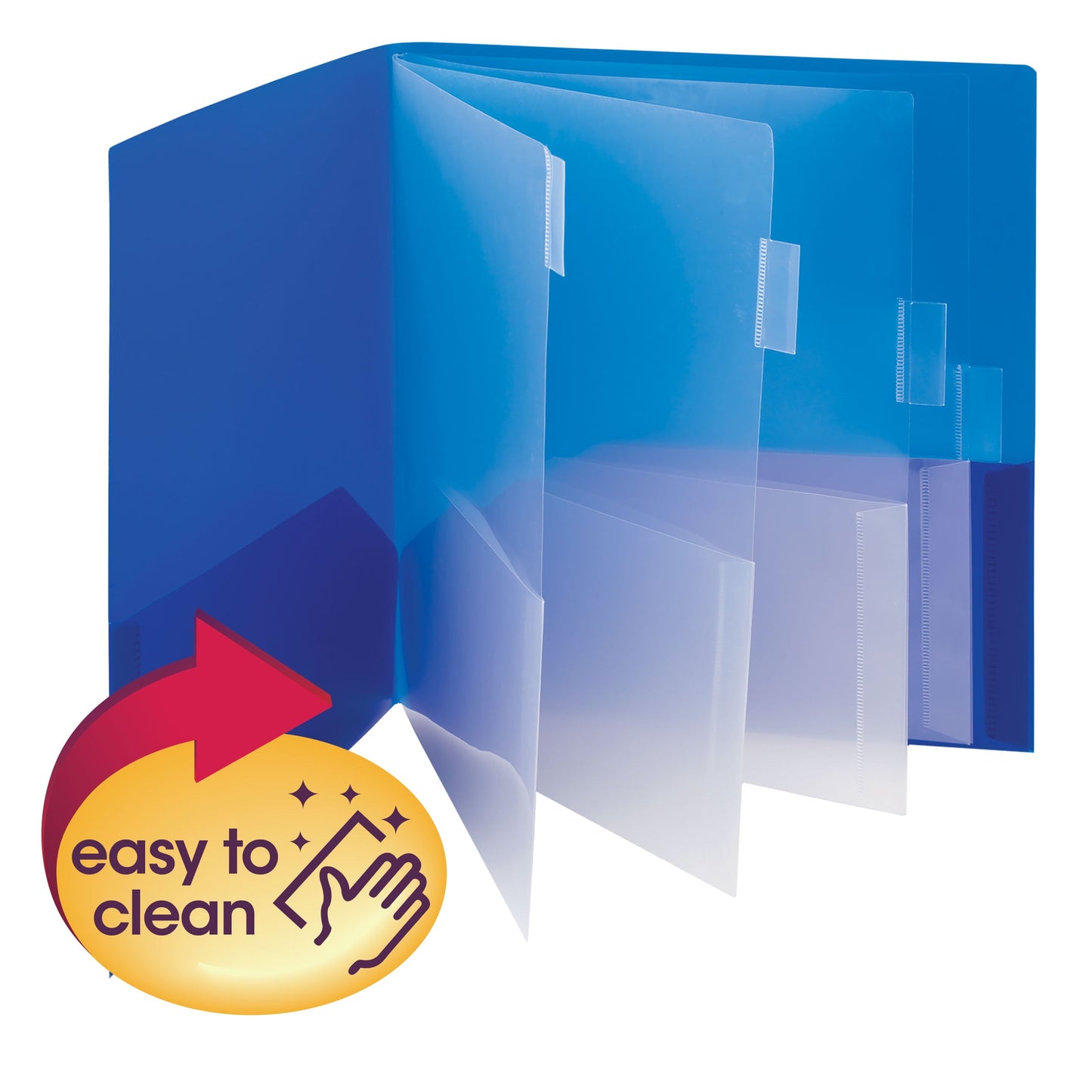 Smead Poly 10 Pocket Subject Organizer Asst 2/PK Letter (89204)