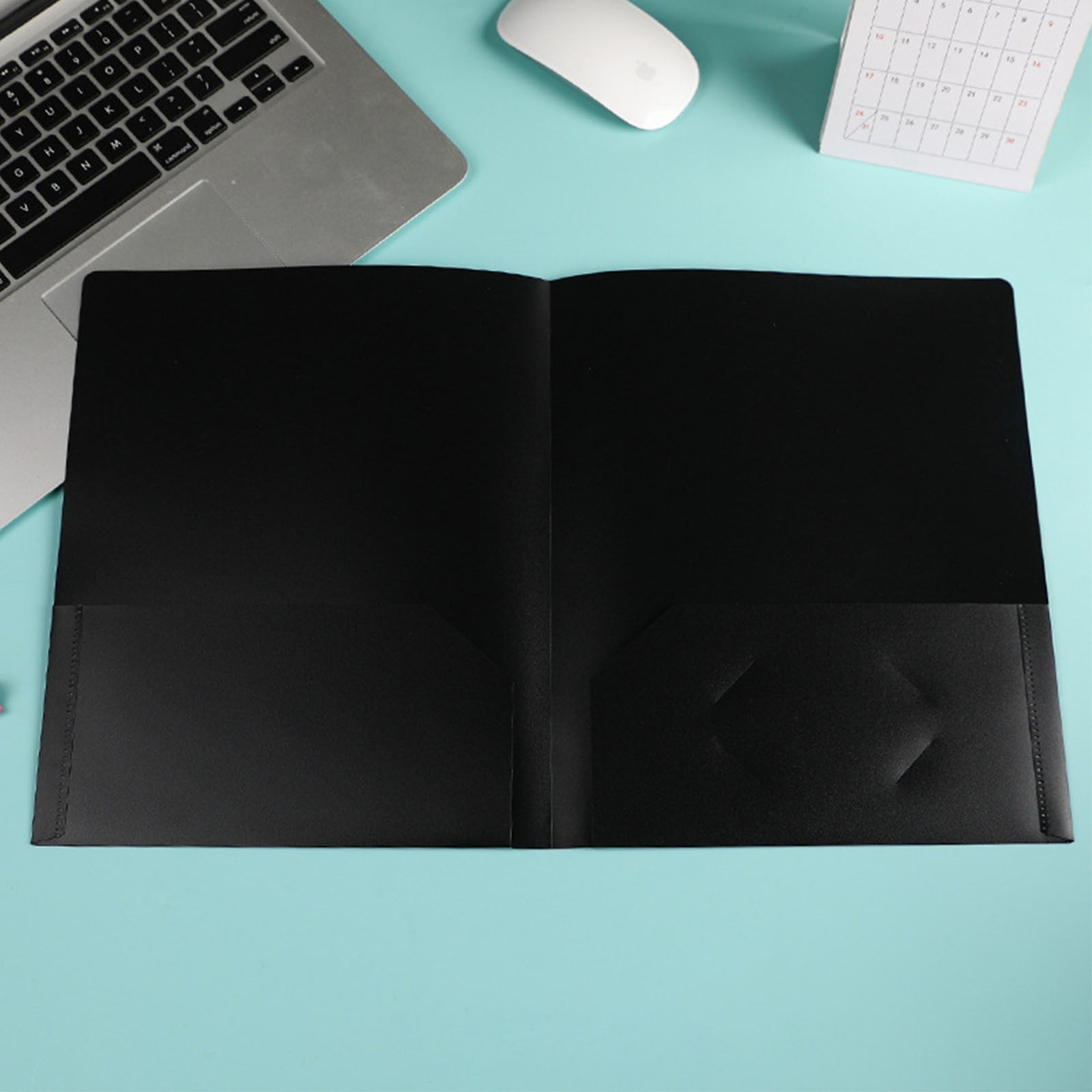 XOAIHY Heavy Duty Plastic Pocket Folders – Letter Size File Folders with Pockets, Durable and Ideal for Documents, Office, and School Organization, Perfect for Filing and Storage