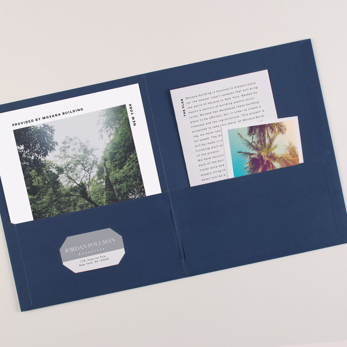 Avery Two Pocket Folders, Holds up to 40 Sheets, 25 Dark Blue Folders (47985) - 5 Pack