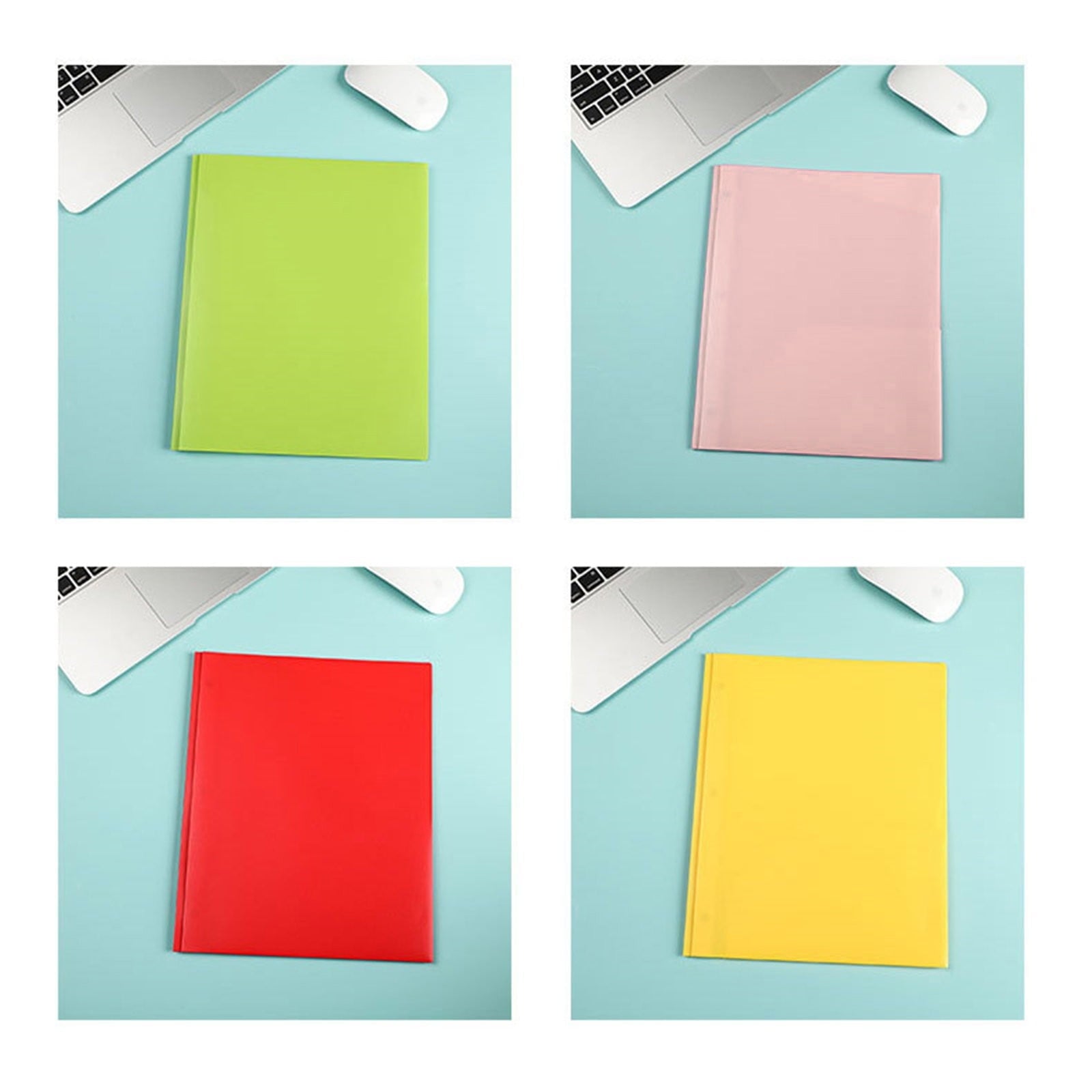 Xwjun Writing Process Folders Two Pocket Folders Bulk Folders With Pockets Heavy Duty Colored Folders With Pockets Plastic Folders With Pockets 2 Pocket Poly Folder Poly Folders With Prongs RedA