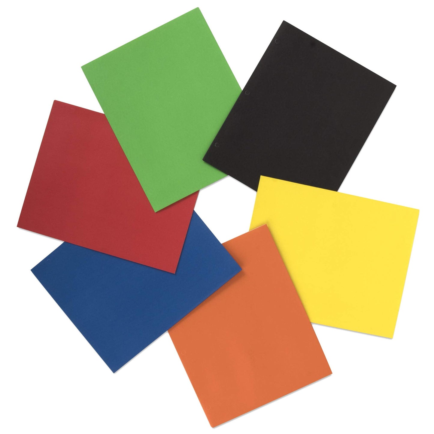 Trail Maker Letter-Sized Paper Folders with Pockets, Multicolor, 50 Pack
