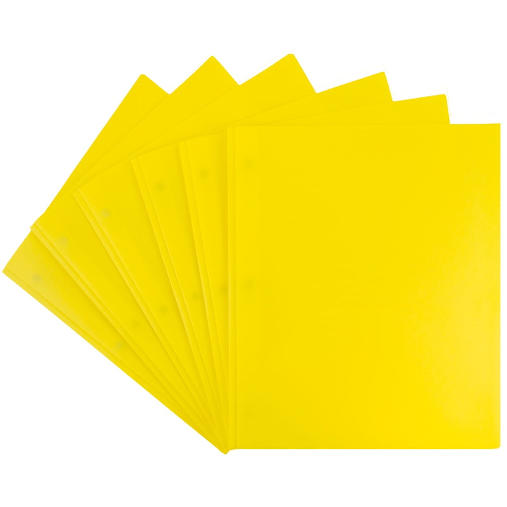 JAM Paper Medium Weight Plastic Presentation Folder, Teal, Pack of 6
