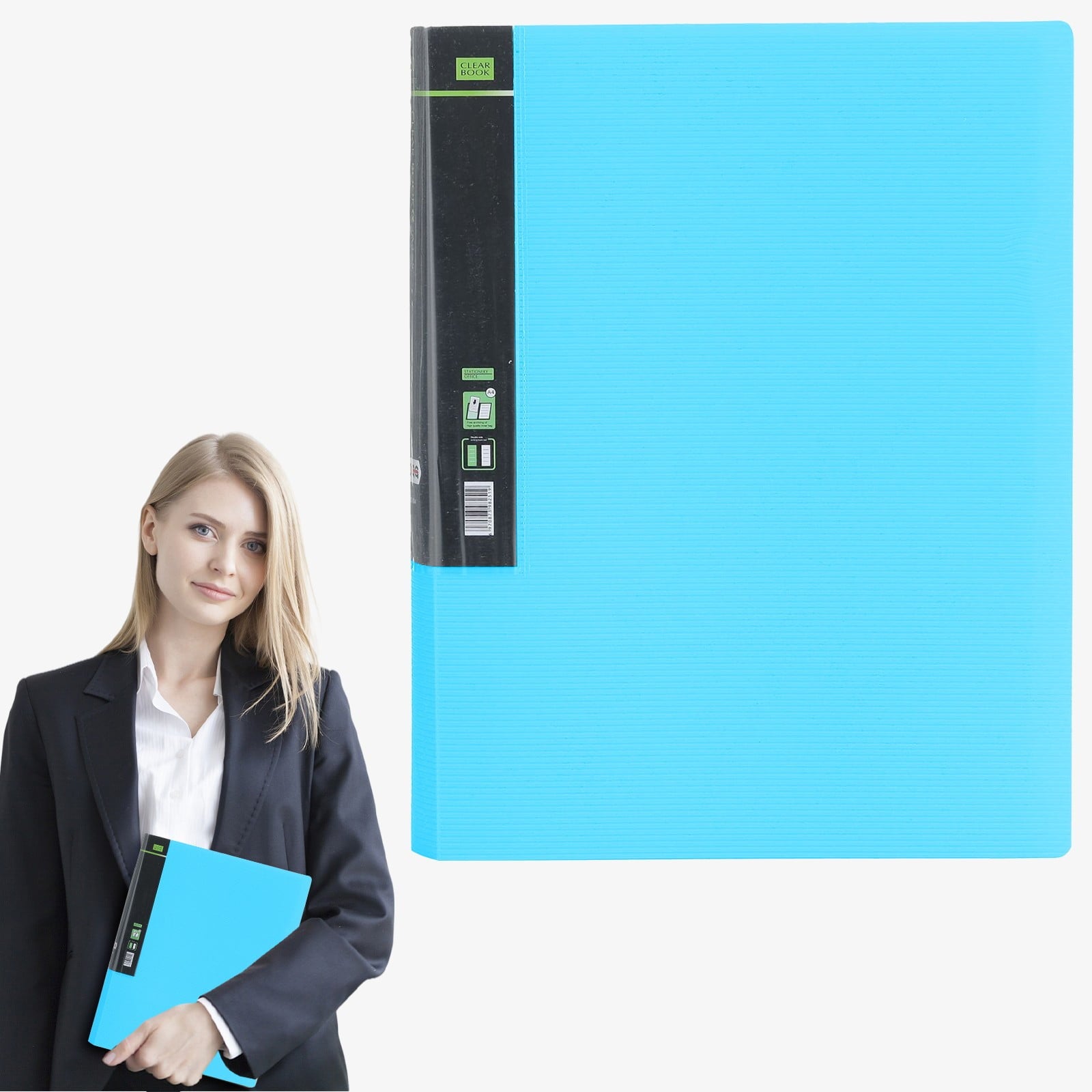 ​​GiLiling 9x12 Professional Art Portfolio | Heavy Duty 20/40/60 Pocket Options Clear Sheet Protectors Gallery Standard Presentation Document Organizer