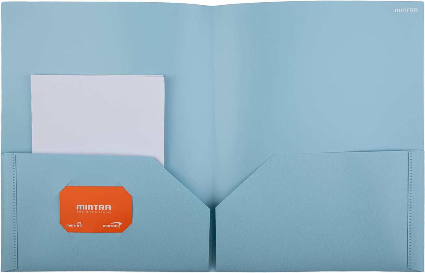 Mintra Poly Pocket Folders 3pk - Heavy Duty