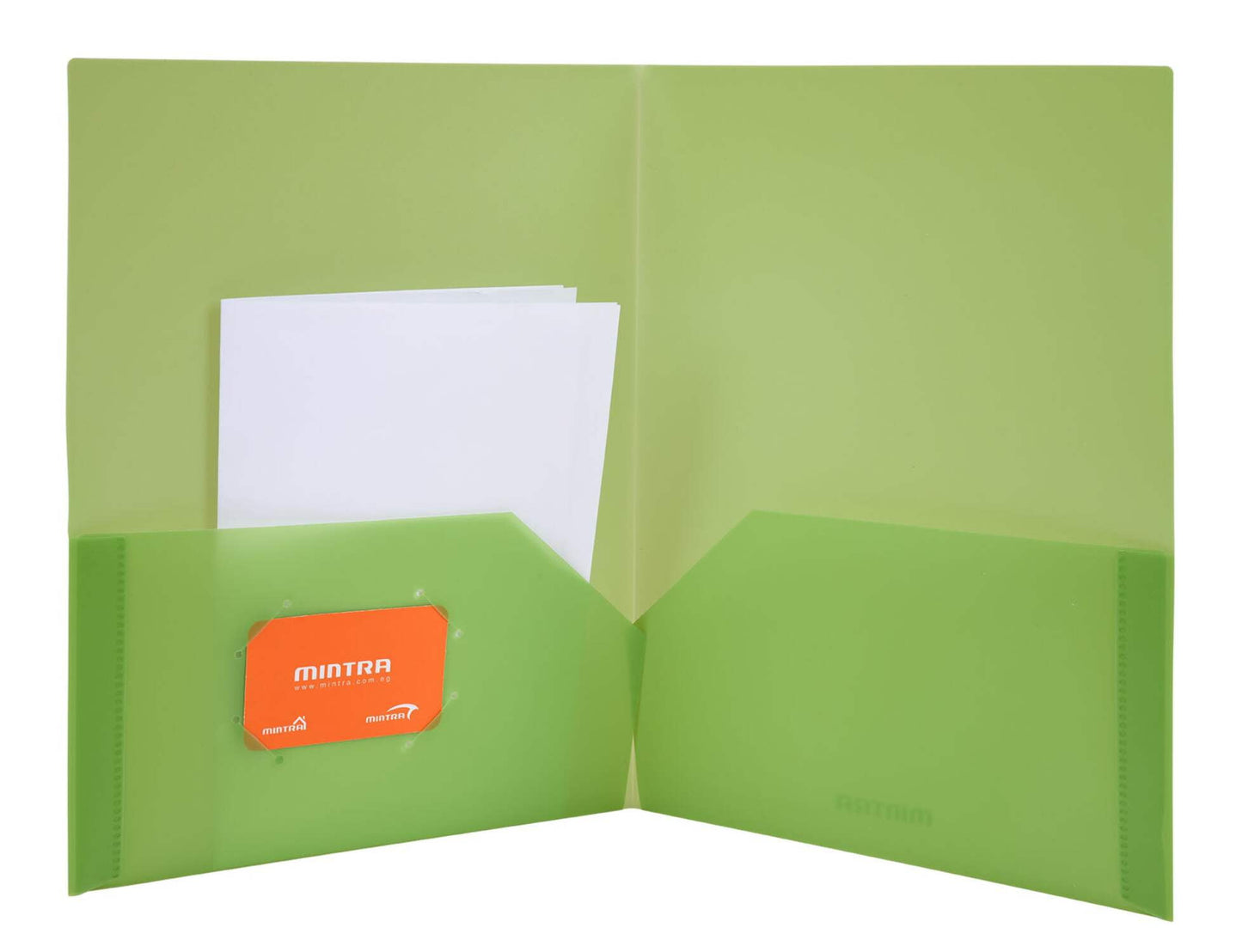 Poly Pocket Folders (8 Pack) - Assorted Colors