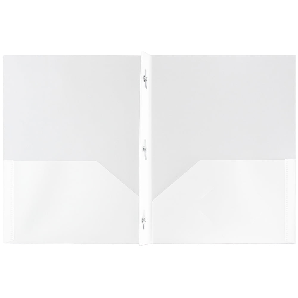 JAM Paper Matte Two Pocket Folders, Baby Blue, 6/Pack