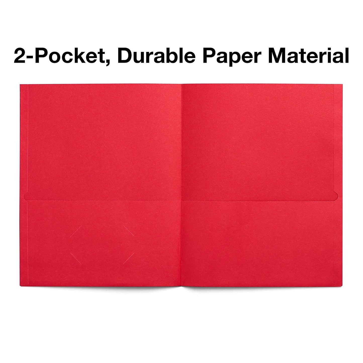 Staples 10% Recycled Smooth 2-Pocket Paper Presentation Folder Assorted Colors 10/Pack (13366-US)