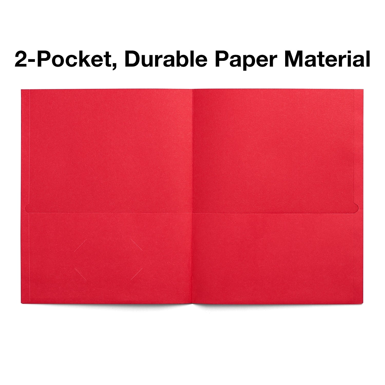 Staples 10% Recycled Smooth 2-Pocket Paper Presentation Folder Assorted Colors 10/Pack (13366-US)