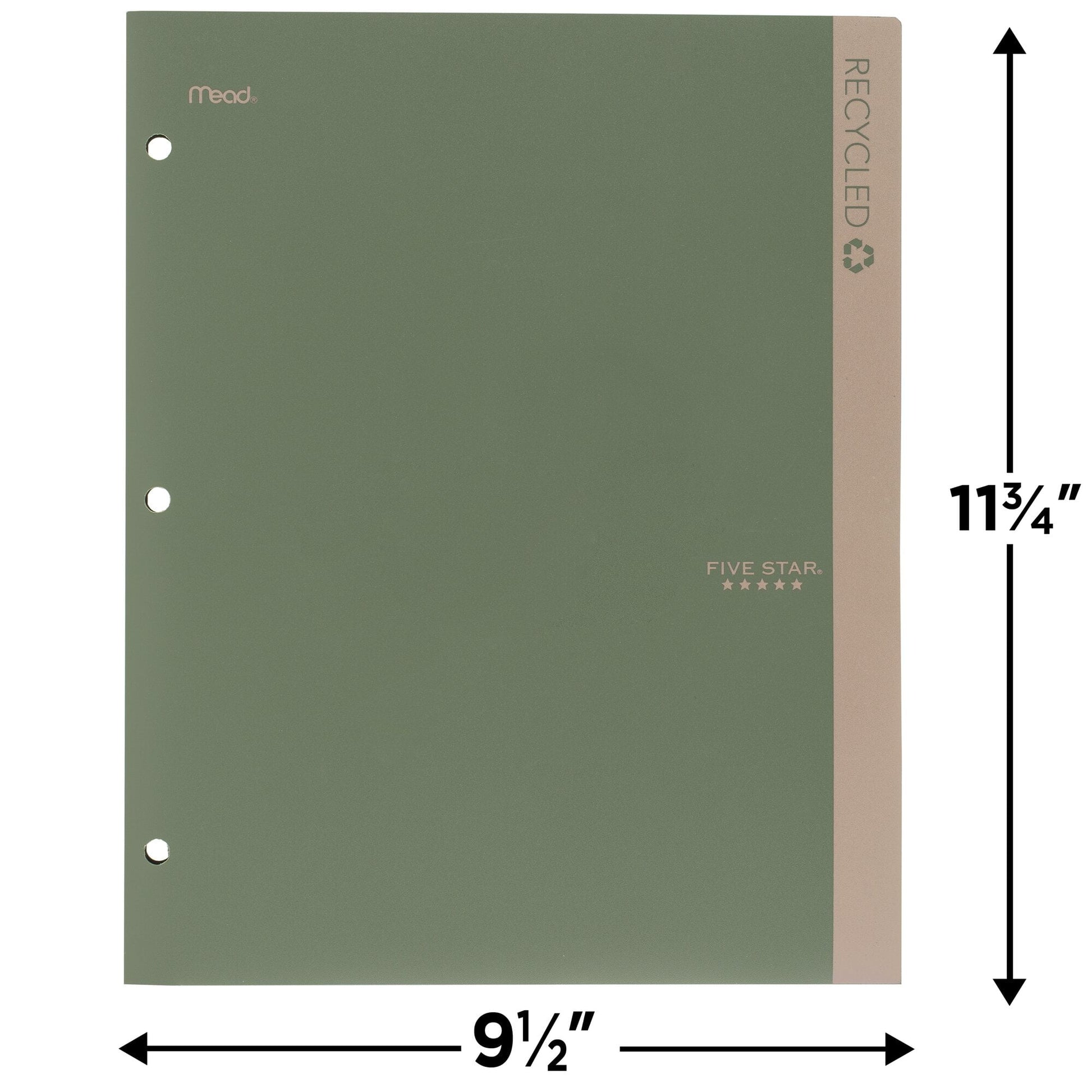 Five Star Recycled 2-Pocket Folder 4 Pack - Pocket Folders