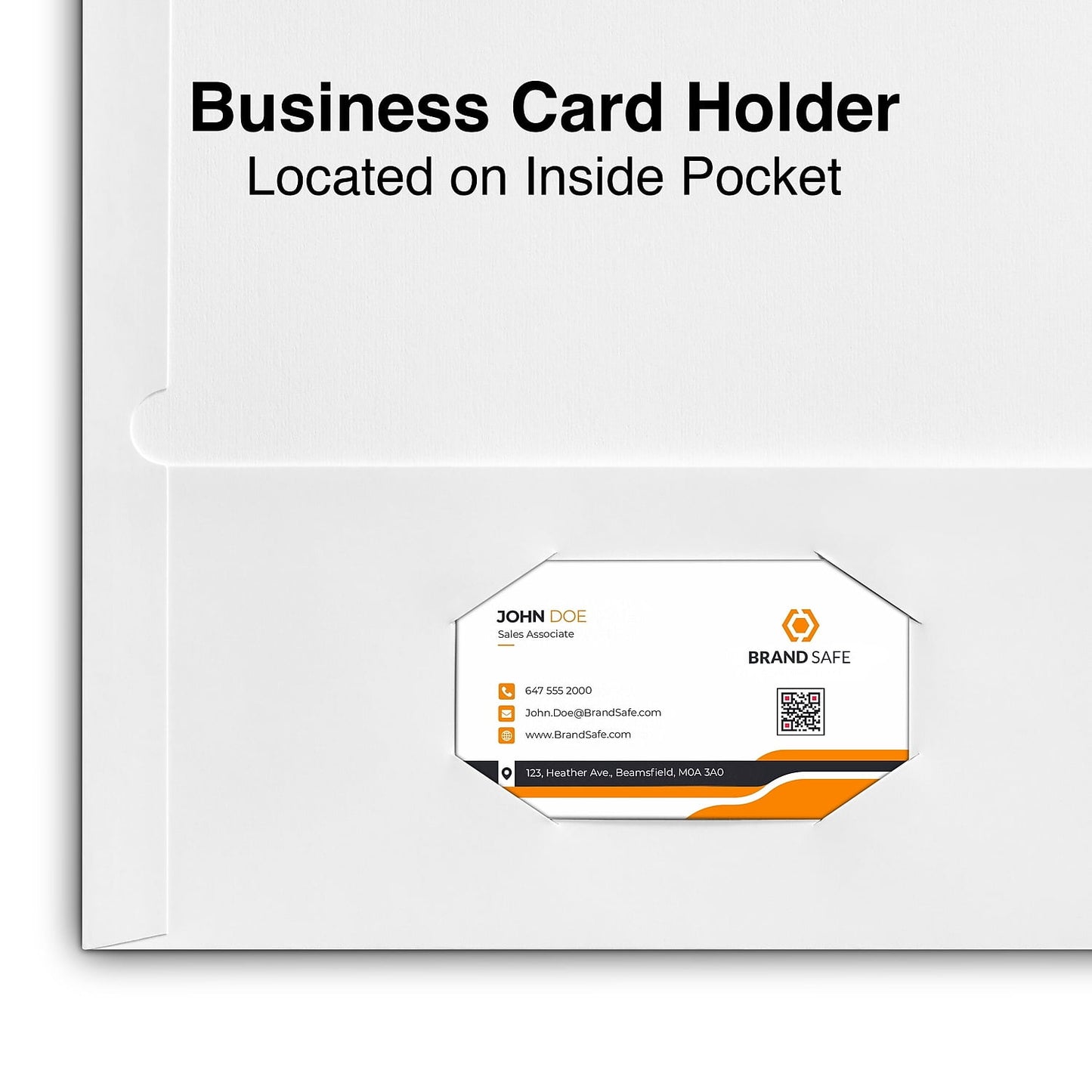 Staples 2-Pocket Laminated Folders White 30/Carton ST13375-CCVS