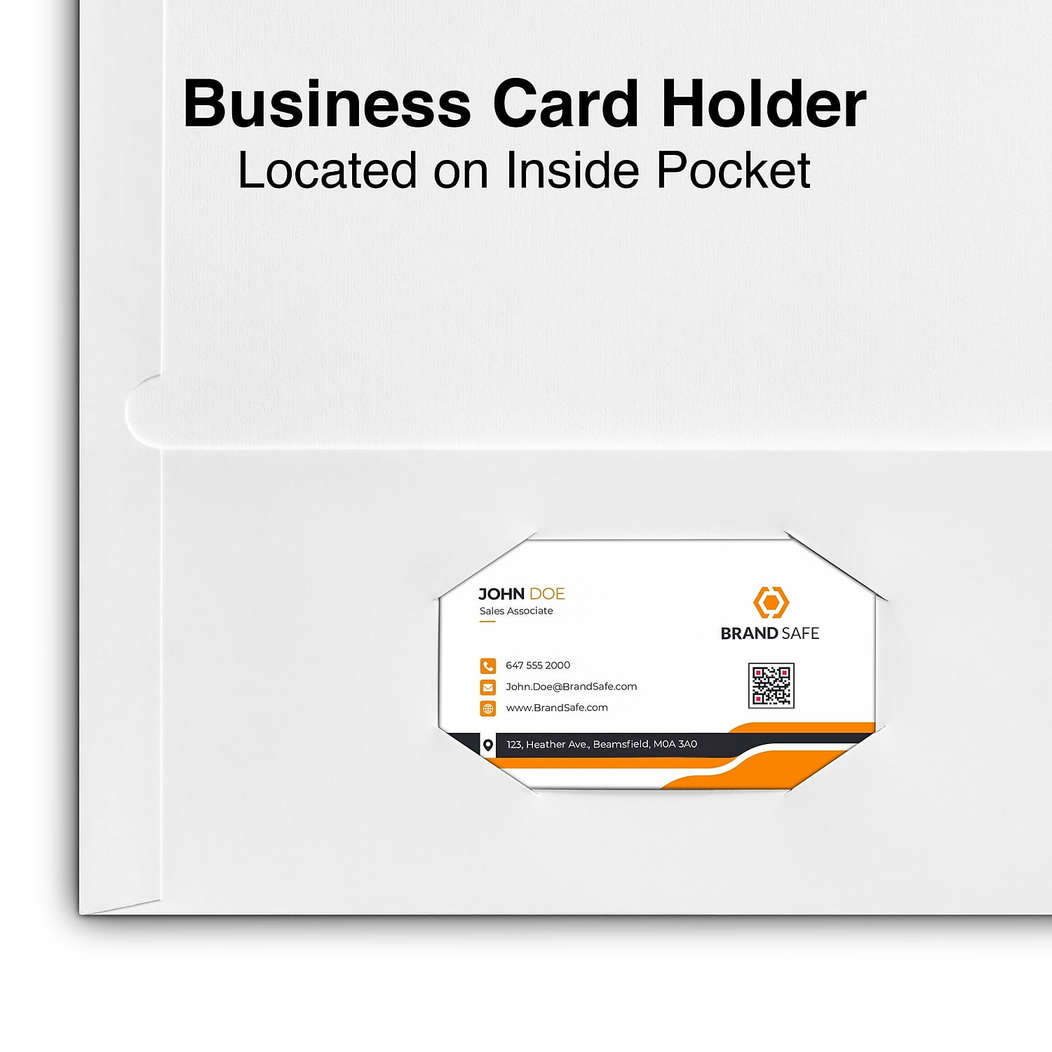 Staples 2-Pocket Laminated Folders White 30/Carton ST13375-CCVS