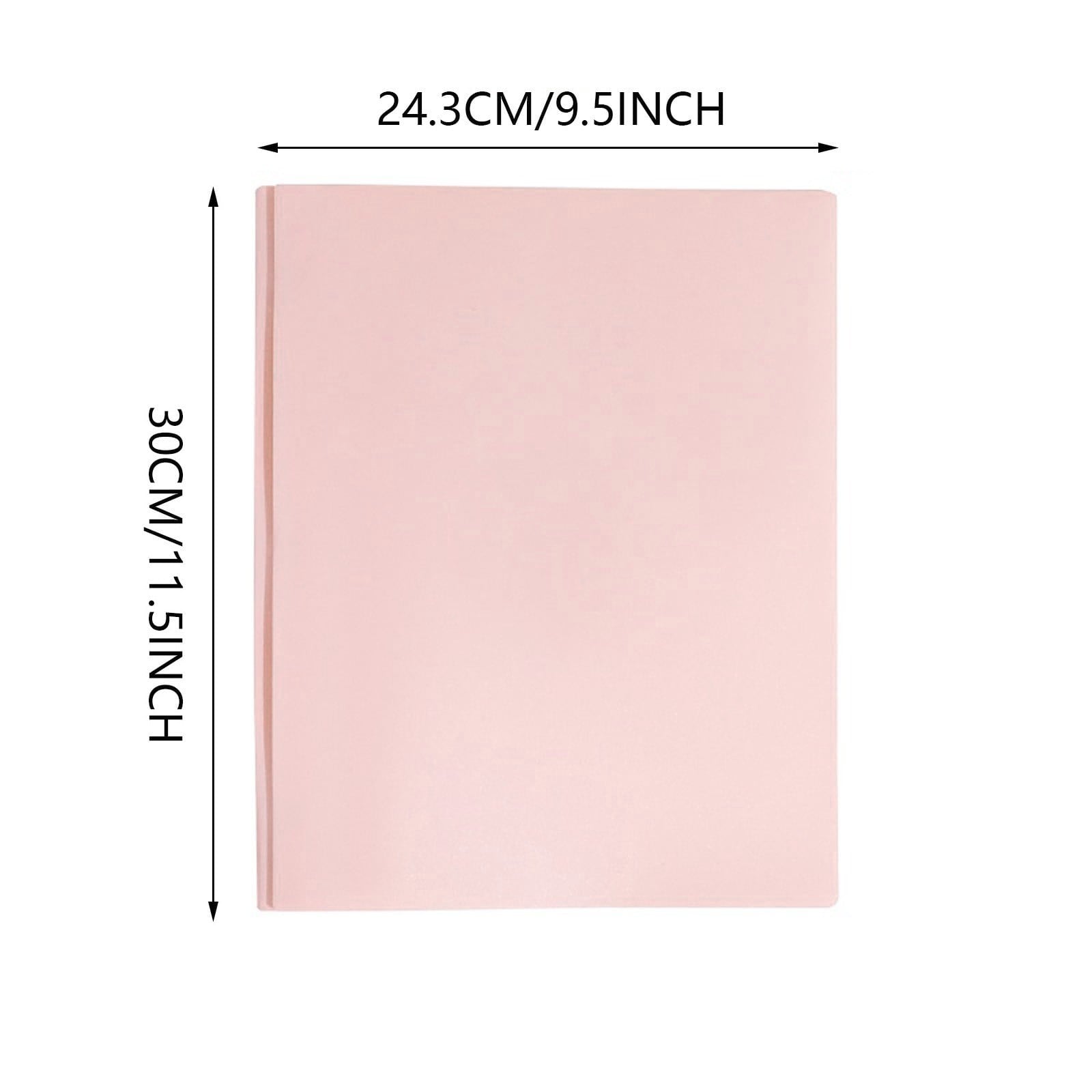 10 Pcs File Folders,Plastic 2 Pocket Folders With 3 Prongs,Plastic Folders With Pockets And Prongs,3 Prong Folders With Pockets,Tear-Resistant, Long Lasting Acid-Free Poly, Includes Labels(Pink)