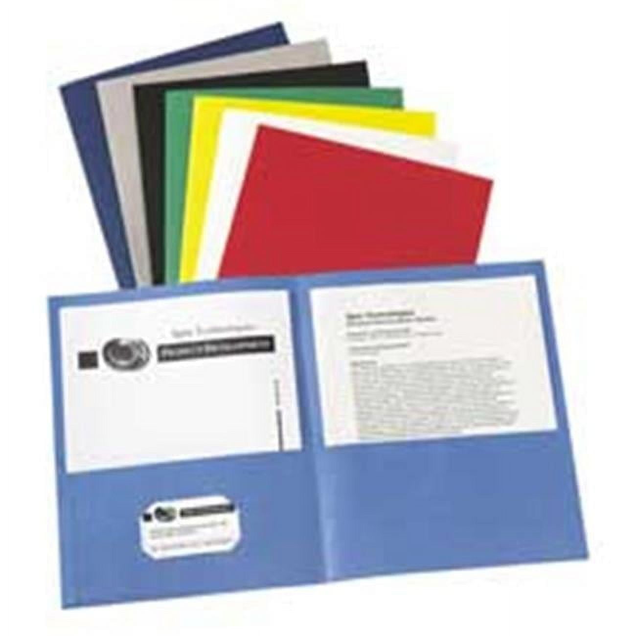 Avery Consumer Products AVE47987 Two Pocket folder- 8-.50in.x11in.- W-O Fasteners- Green