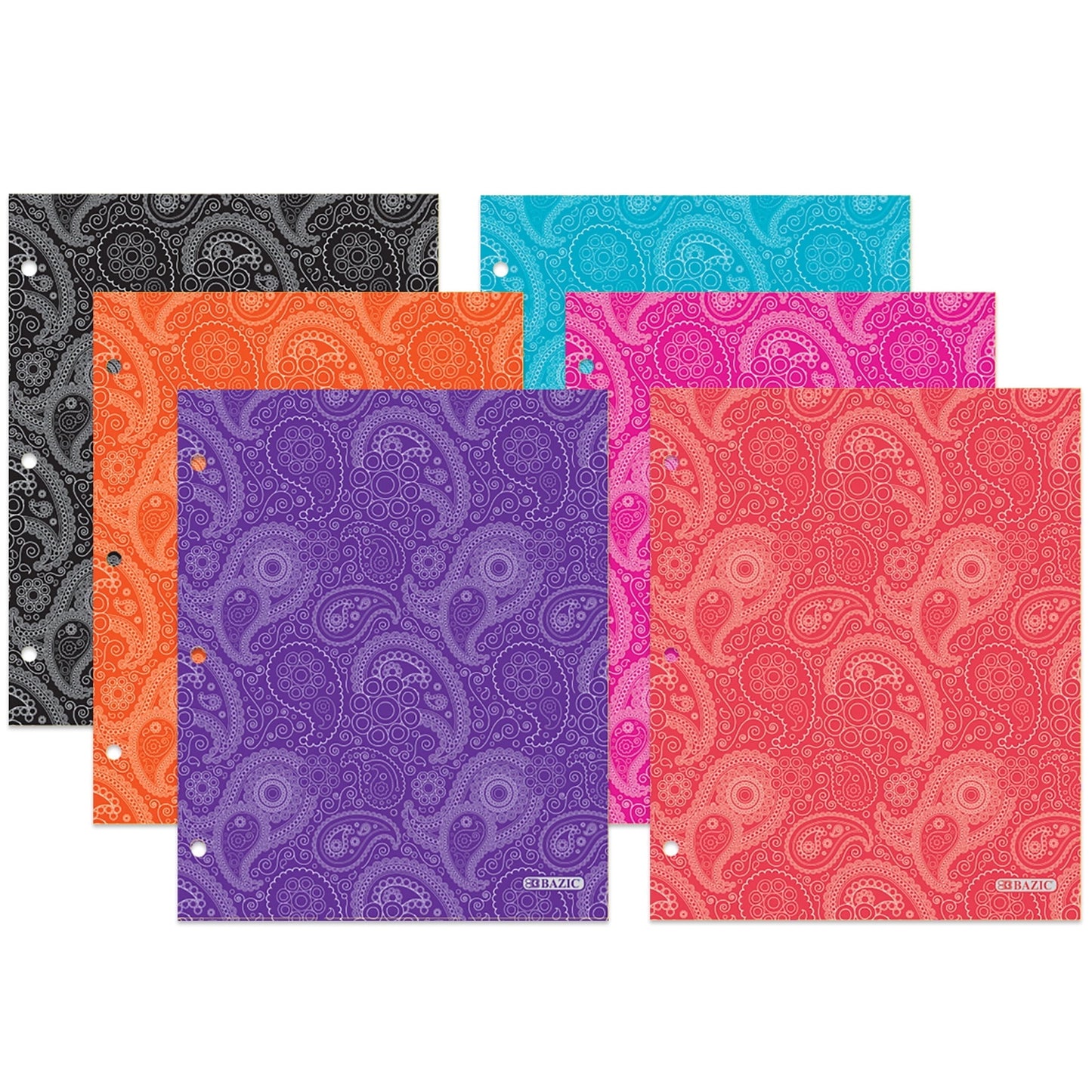 BAZIC 2 Pockets Paper Folder, Camouflage Portfolio, Document Folders, 48-Pack