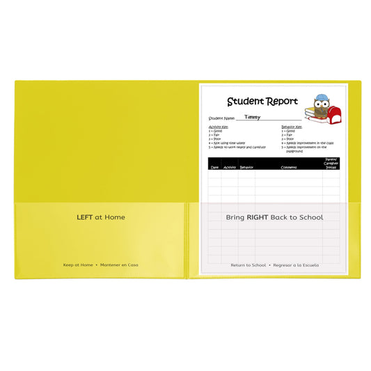 C-Line Classroom Connector Folders, 25 per Box