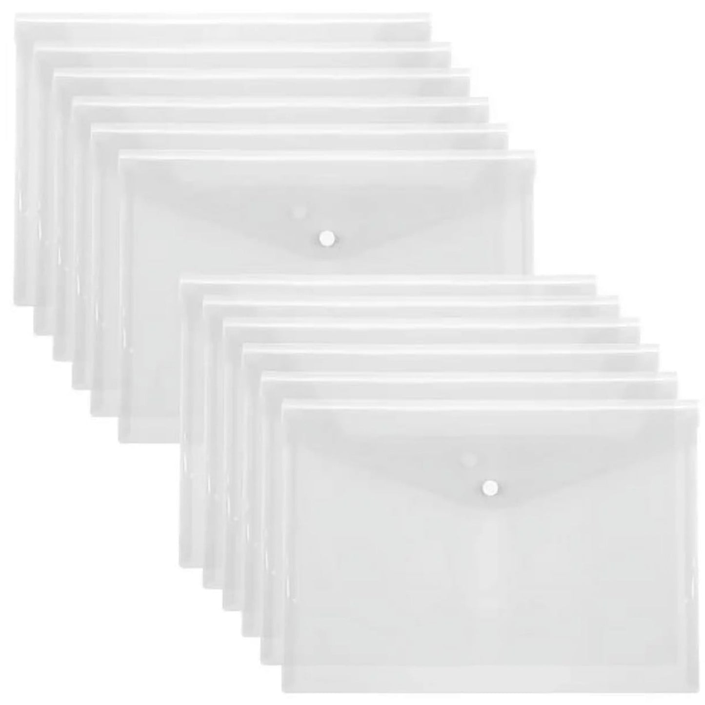 Heavy Duty Plastic Folder, Pocket Folder with brads, Letter Size Poly File, Plastic Folders with 3 Prongs Fasteners - Light Red