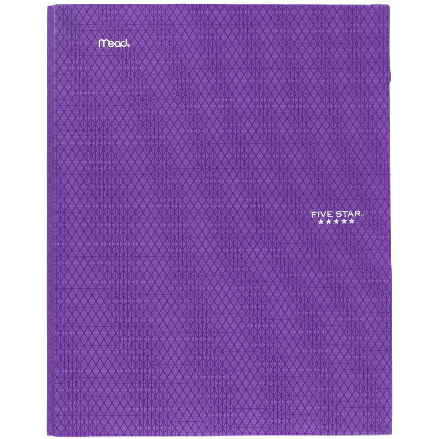 Five Star 2-Pocket Stay-Put Plastic Folder, Green (37451)
