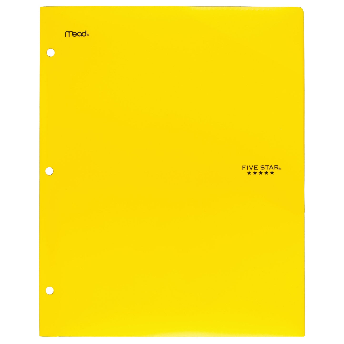 Five Star 2-Pocket Stay-Put Plastic Folder, Green (37451)