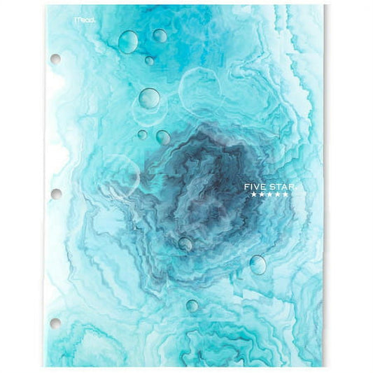Five Star Lava Portfolio Deep Sea, 12-1/2" x 9-1/2", 2-Pocket