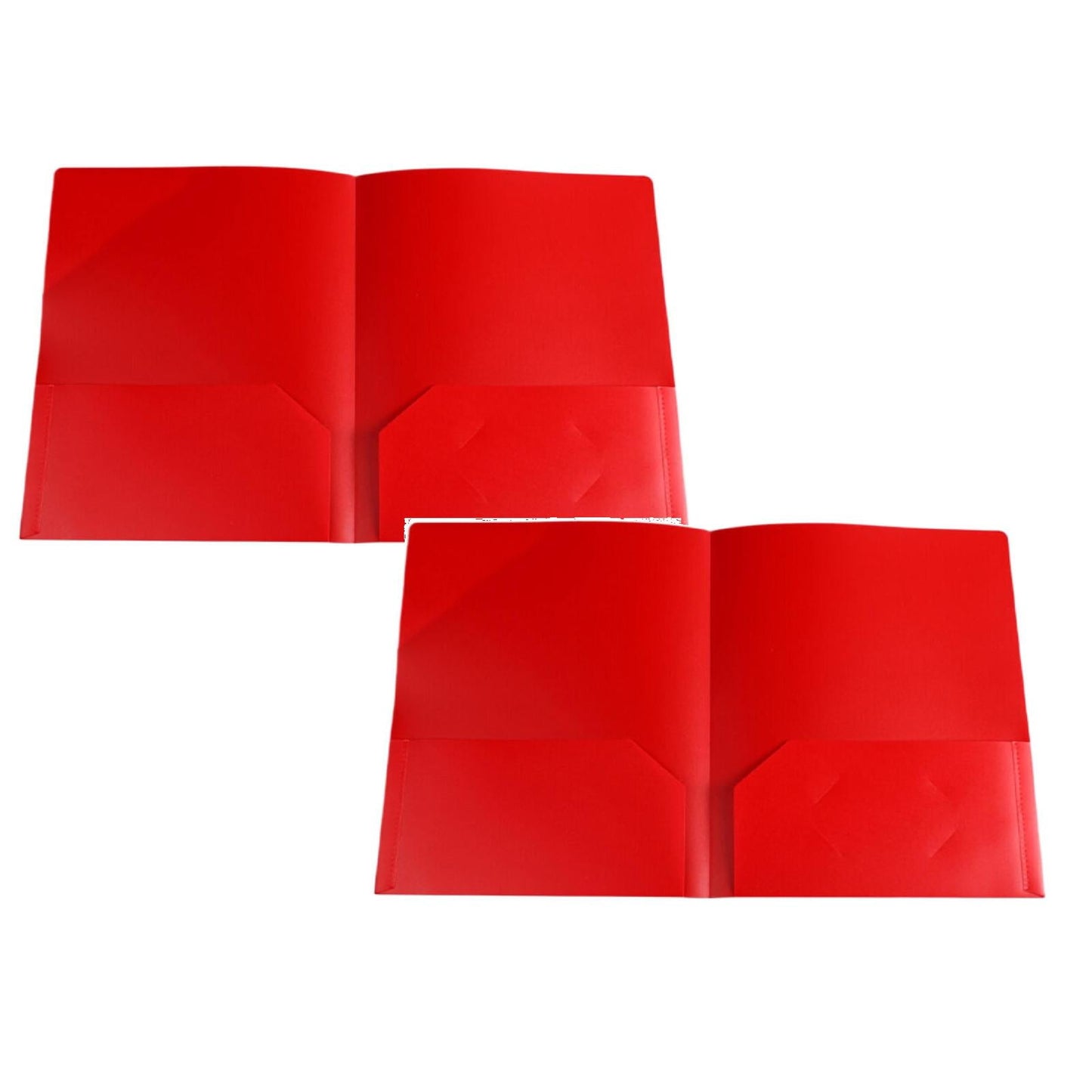 LKWLPD Plastic Folders with Pockets No Prongs Heavy Duty Plastic Two Pocket Folders Standard Letter Paper Folder 2 Business Card Folders Plastic Folders Green
