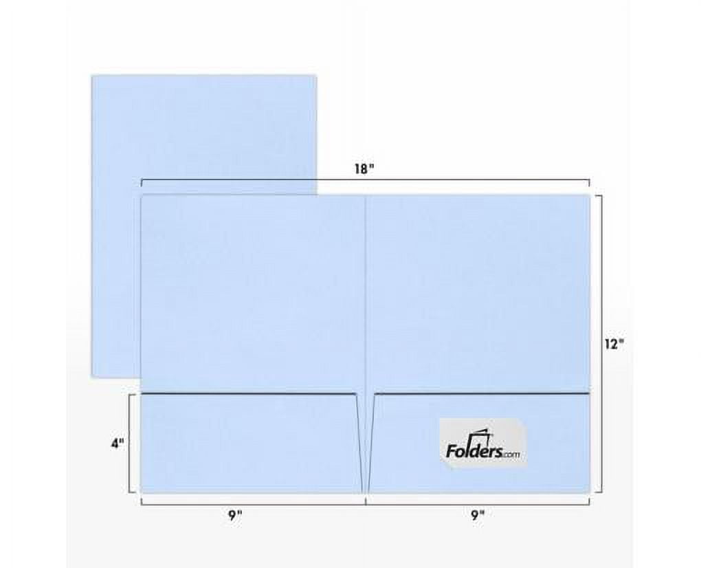 LUXPaper 9 x 12 Presentation Folder, Black Gloss, 25/Pack