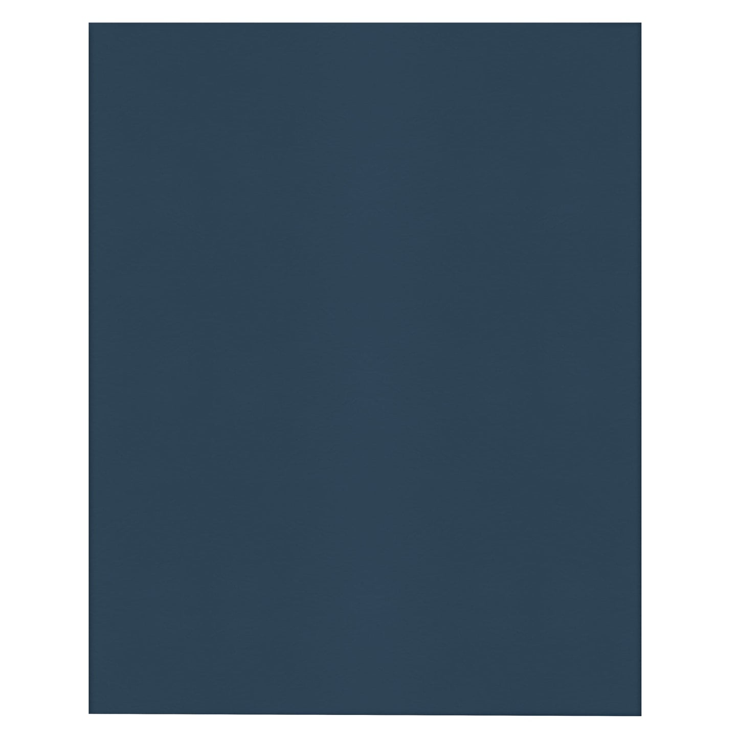 Office Depot® Brand Leatherette Twin-Pocket Portfolios, Dark Blue, Pack Of 25