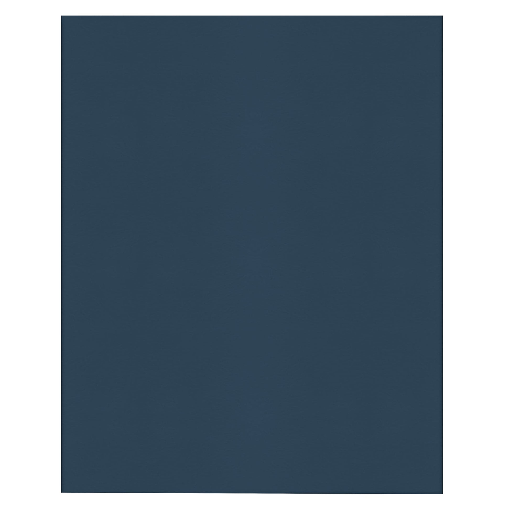 Office Depot® Brand Leatherette Twin-Pocket Portfolios, Dark Blue, Pack Of 25