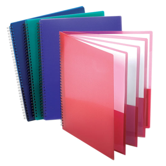 Oxford Poly 8-Pocket Organizer, Letter-Size, Assorted Colors