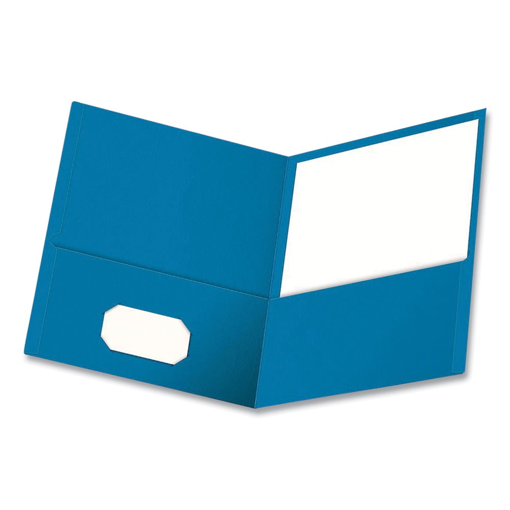 Oxford Twin-Pocket Folder, Embossed Leather Grain Paper, 0.5" Capacity, 11 x 8.5, Burgundy, 25/Box