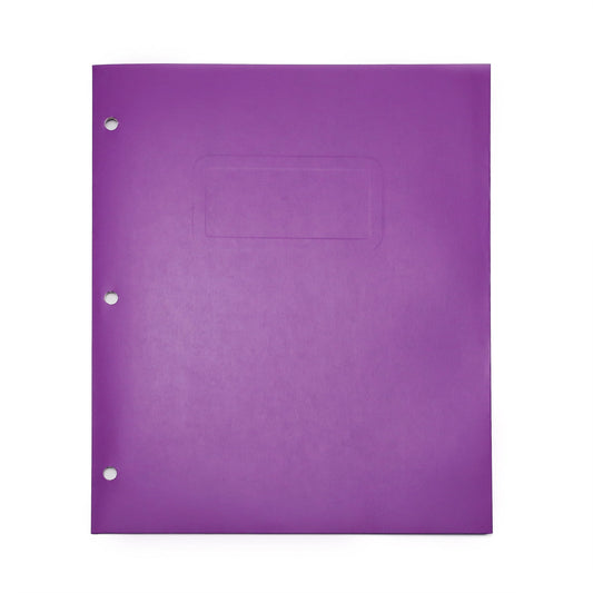 Pen + Gear 2-Pocket Paper Folders, Solid Purple Color, 50-Count, Letter Size