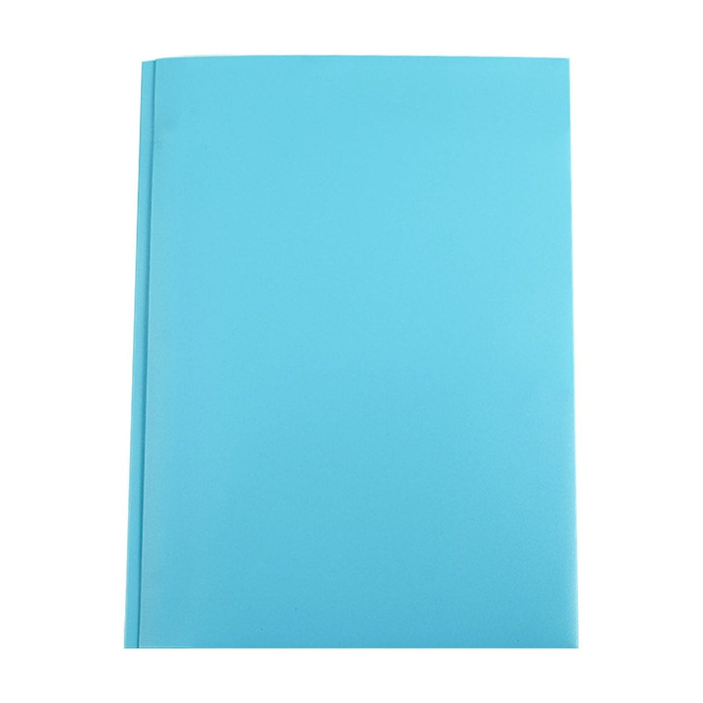 Plastic Pocket File Folders No Prongs, Poly Folders with Prongs for School Office, Letter Size Colored 2 Pocket Folders No Prong Folders, Heavy Duty Plastic Folders with Pockets and No Brads(Black)